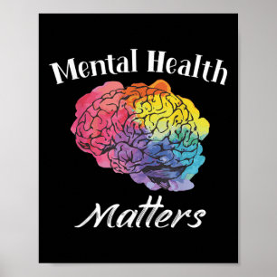 Psychische Gesundheit beendet das Stigma-Wissen üb Poster