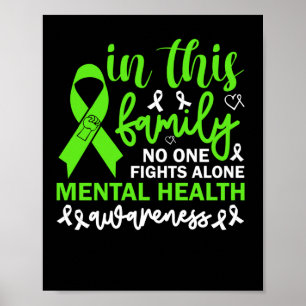 Psychische Gesundheit beendet die Stigma Psycholog Poster