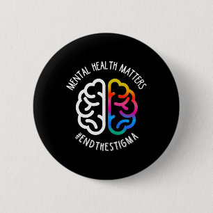 Psychische Gesundheit beendet Stigma Button