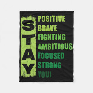 Psychische Gesundheit Bewusstsein Apparell Männer  Fleecedecke