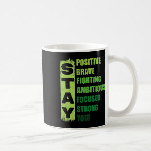 Psychische Gesundheit Bewusstsein Apparell Männer Kaffeetasse