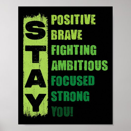 Psychische Gesundheit Bewusstsein Apparell Männer Poster (Vorne)