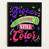 Psychische Gesundheit Bewusstsein Depression Angst Planer (Vorderseite)