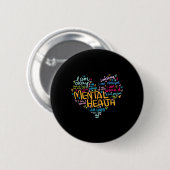 Psychische Gesundheit Bewusstsein Depression Pullo Button (Vorne & Hinten)