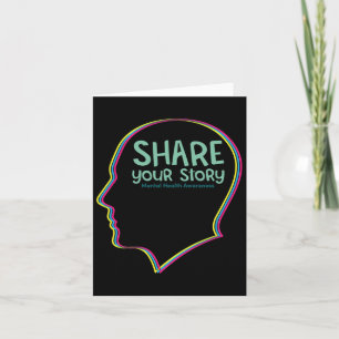 Psychische Gesundheit Bewusstsein Depression Suizi Karte