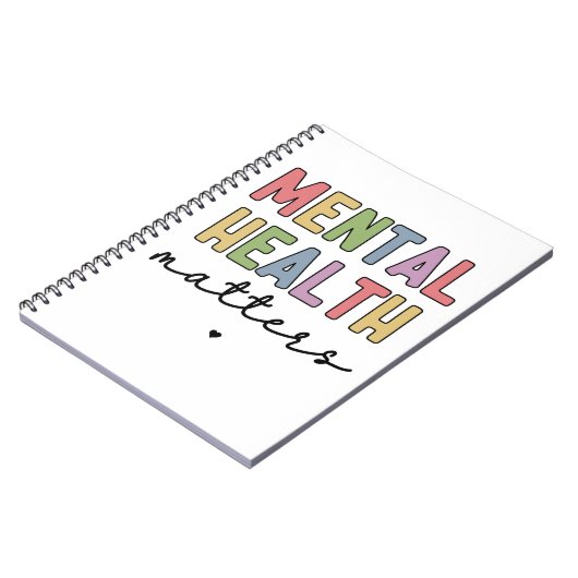 Psychische Gesundheit | Bewusstsein für psychische Notizblock (Linke Seite)