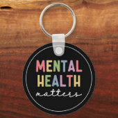Psychische Gesundheit | Bewusstsein für psychische Schlüsselanhänger (Vorderseite)