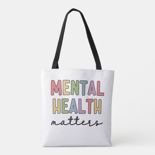 Psychische Gesundheit | Bewusstsein für psychische Tasche (Rückseite)