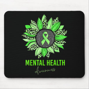 Psychische Gesundheit Bewusstsein Leopard Sonnenbl Mousepad