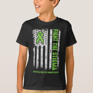 Psychische Gesundheit Bewusstsein Monat Kampf gege T-Shirt