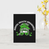 Psychische Gesundheit Bewusstsein Soziale Angst ps Karte (Gelbe Blume)