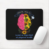 Psychische Gesundheit Bewusstsein Suizidprävention Mousepad (Mit Mouse)