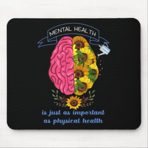 Psychische Gesundheit Bewusstsein Suizidprävention Mousepad