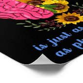 Psychische Gesundheit Bewusstsein Suizidprävention Poster (Ecke)