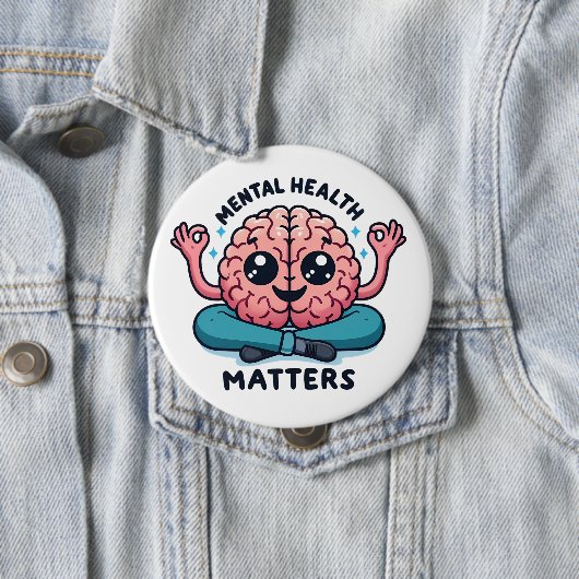 Psychische Gesundheit Button (Beispiel)
