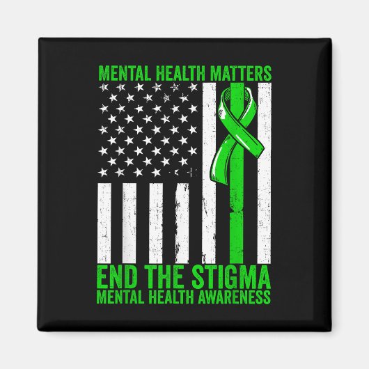 Psychische Gesundheit Das Bewusstsein für psychisc Magnet (Vorne)