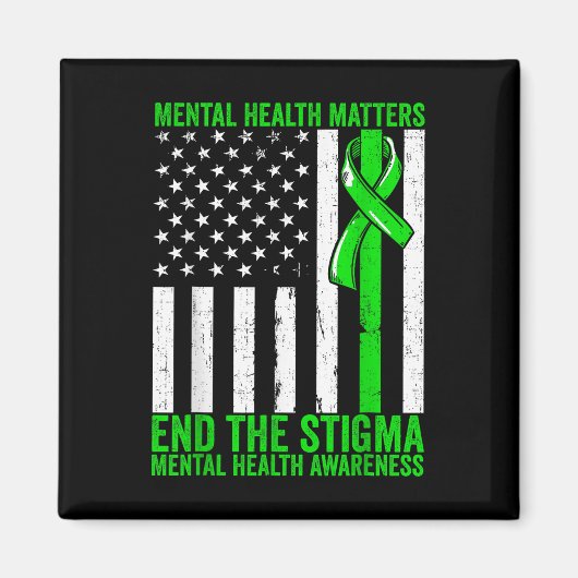 Psychische Gesundheit Das Bewusstsein für psychisc Magnet (Vorne)