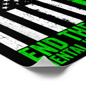 Psychische Gesundheit Das Bewusstsein für psychisc Poster (Ecke)