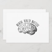 psychische Gesundheit Einladung (Vorne/Hinten)