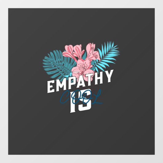 Psychische Gesundheit Fensteraufkleber (Blatt)