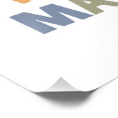 Psychische Gesundheit Fotodruck (Ecke)