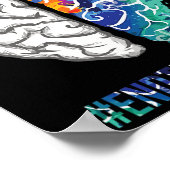 Psychische Gesundheit Fragen Aufklärung Monat Kost Poster (Ecke)