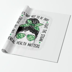 Psychische Gesundheit Fragen und Probleme der psyc Geschenkpapier