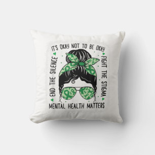 Psychische Gesundheit Fragen und Probleme der psyc Kissen