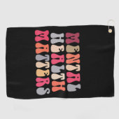 Psychische Gesundheit Frauen Therapieautismus Golfhandtuch (Horizontal)