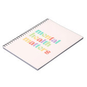 Psychische Gesundheit | gemischte Pfirsiche für Re Notizblock (Linke Seite)