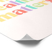 Psychische Gesundheit | gemischte Pfirsiche für Re Poster (Ecke)