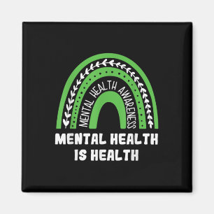Psychische Gesundheit ist Gesundheit, wie Bewussts Magnet