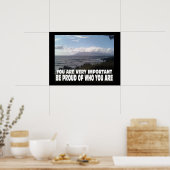 Psychische Gesundheit ist wichtig. Poster (Küche)