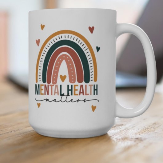 Psychische Gesundheit Kaffeetasse