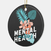 Psychische Gesundheit Keramik Ornament (Links)