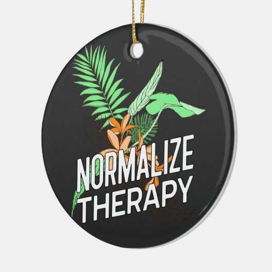 Psychische Gesundheit Keramik Ornament (Links)