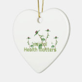 Psychische Gesundheit Keramik Ornament (Links)