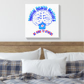 Psychische Gesundheit Leinwanddruck (Insitu (Schlafzimmer))