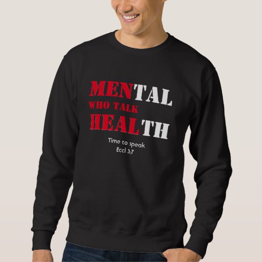 Psychische Gesundheit MÄNNER, DIE GESUNDHEITLICHE, Sweatshirt (Vorderseite)