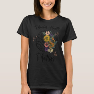 Psychische Gesundheit Materie menschliche Gehirnkr T-Shirt
