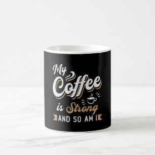 Psychische Gesundheit Mein Kaffee ist ein starkes Kaffeetasse