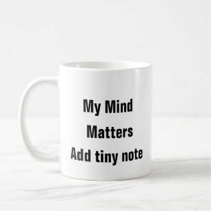 Psychische Gesundheit Meine Gedanken Materie Thera Kaffeetasse
