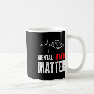 Psychische Gesundheit Menschen Gehirnproblem Bewus Kaffeetasse
