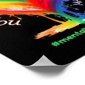 Psychische Gesundheit - Monat der Sensibilisierung Poster (Ecke)