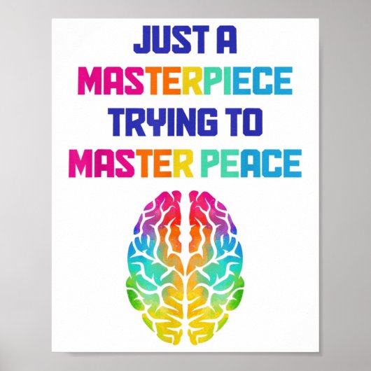 Psychische Gesundheit Monat Psychische Gesundheit Poster (Vorne)