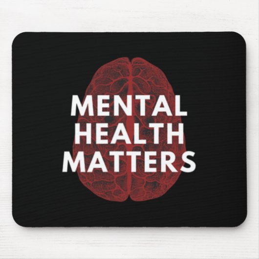 Psychische Gesundheit Mousepad (Vorne)