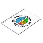 Psychische Gesundheit Notizblock (Linke Seite)