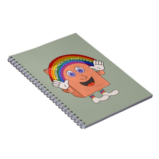 Psychische Gesundheit Notizblock (Rechte Seite)