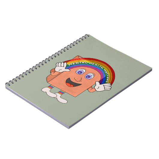 Psychische Gesundheit Notizblock (Linke Seite)