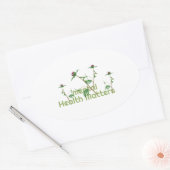 Psychische Gesundheit Ovaler Aufkleber (Umschlag)